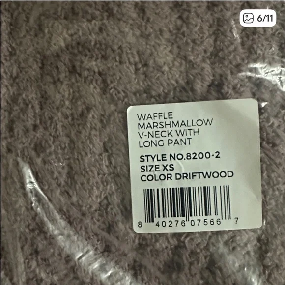 Softies Cozy Knit Loungewear Set in Mauve - Picture 3 of 4